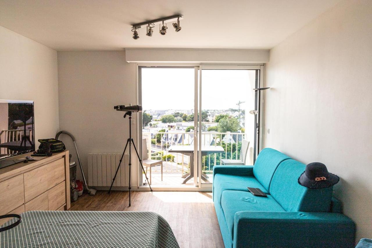 Appartement Vue Panoramique Mer, Pret De Velos, Wifi Quiberon Exterior photo